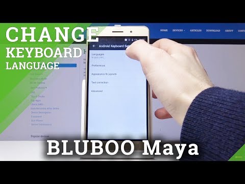 How to Change Keyboard Language in BLUBOO Maya – Switch Keyboard