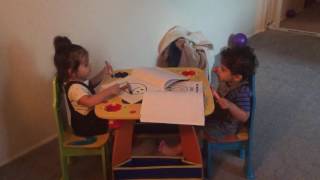 Coloring and Conversations with Emily and Jordan