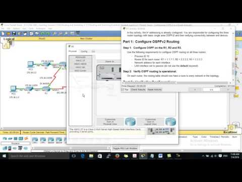 CCNA2 Chapter8 - Configuring OSPFv2 in a Single Area