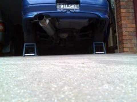 hks hi power 409 exhaust on nissan s15 silvia
