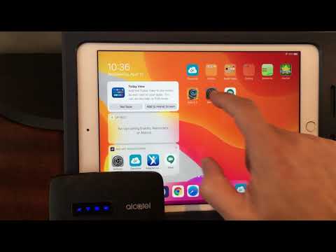Connecting Alcatel Hotspot to the iPad