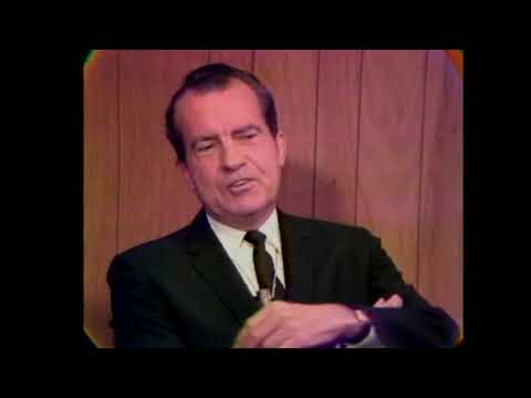 Dick Kay interviews Richard M. Nixon Feb. 5 1968
