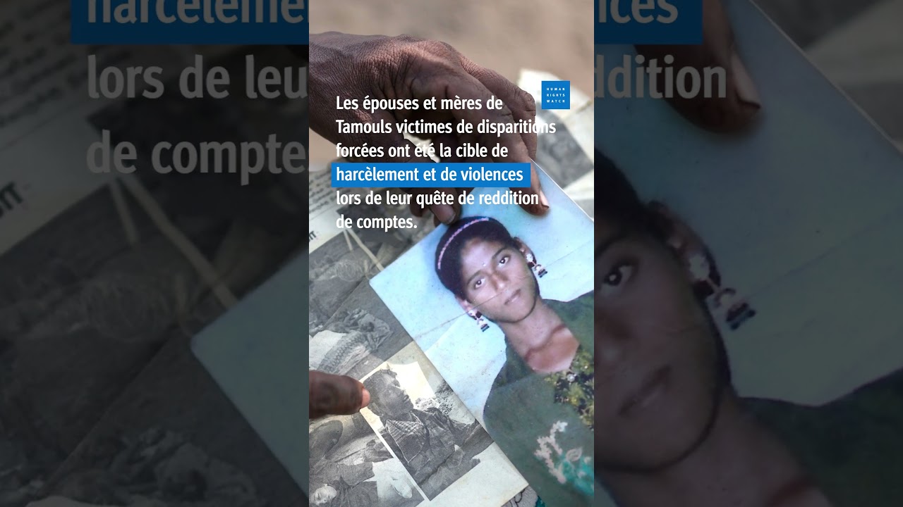 Sri Lanka : Des femmes tamoules en attente de justice