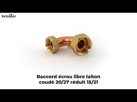 Raccord écrou libre coudé BRICOZOR