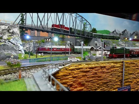 Modellbahn TT der Aufbau Teil 01 Anlagenvorstellung mittlere Platte 2,00x0,80m