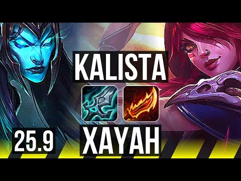 KALISTA & Janna vs XAYAH & Poppy (ADC) | EUW Master | 25.9