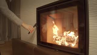 Камінна топка Romotop HEAT 4g 70.44.14 – вузька конвекційна модель зі світлою камерою згоряння