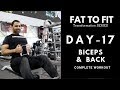 BICEP and BACK Gym Workout! Day-17 (Hindi / Punjabi)