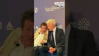 Harrison Ford And Michael J Fox Reunion At Festival For Back To Future🪨 #harrisonford
