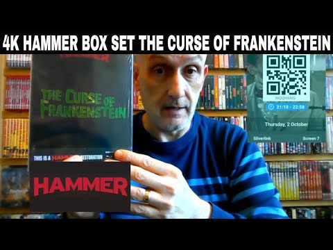 The Curse of Frankenstein. 4K Unboxing & review Also thoughts on seeing this film on the big screen