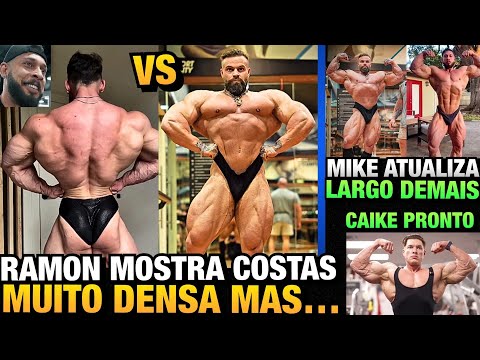 RAMON SHOWS OFF HUGE BACK BUT MIKE SCARES WITH INSANE WIDTH FROM THE FRONT + CAIKE ALMOST READY