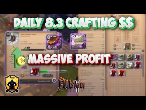 “Albion Online: My Daily 8.3 Crafting Routine – Massive Profit!”