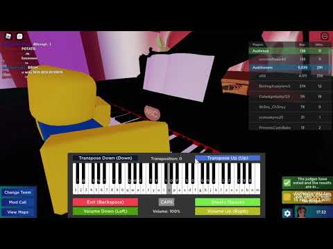 Impressing judges by playing Coffin Dance on Roblox's Got Talent!