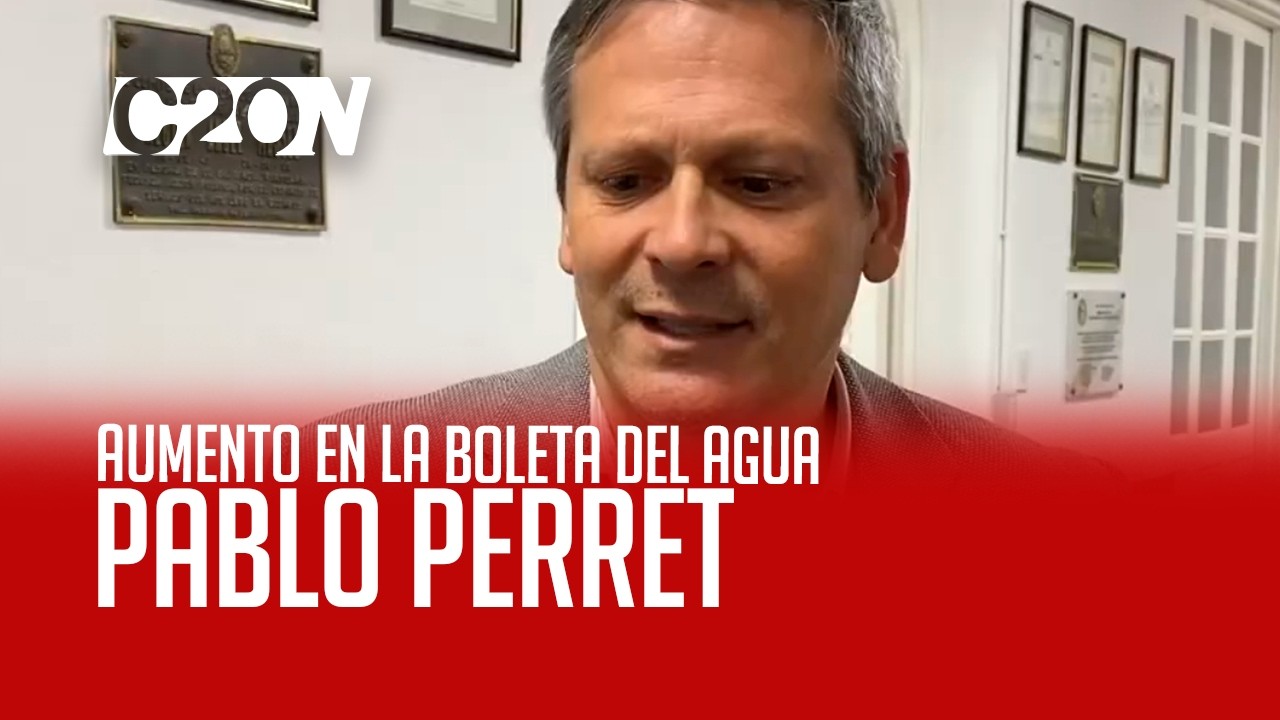 C20 Noticias | Aumento de la boleta de agua - Pablo Perrer