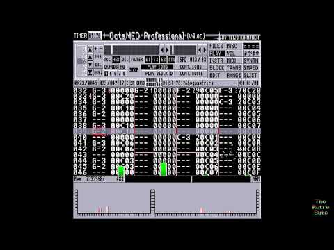 Budbrain: It Began in Africa Amiga OctaMED View