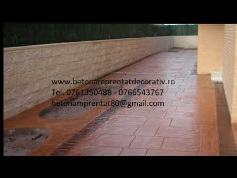 Beton Amprentat Obad -Timiș Tel.0761350488 -0766543767