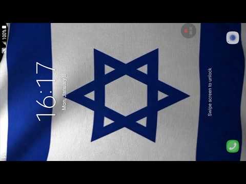 Israel Flag Live Wallpaper Pro video