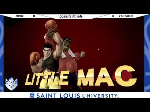 SLU Smash 4 Biweekly #13 - Losers Finals - Music (Little Mac) vs Failwhale (Ness)