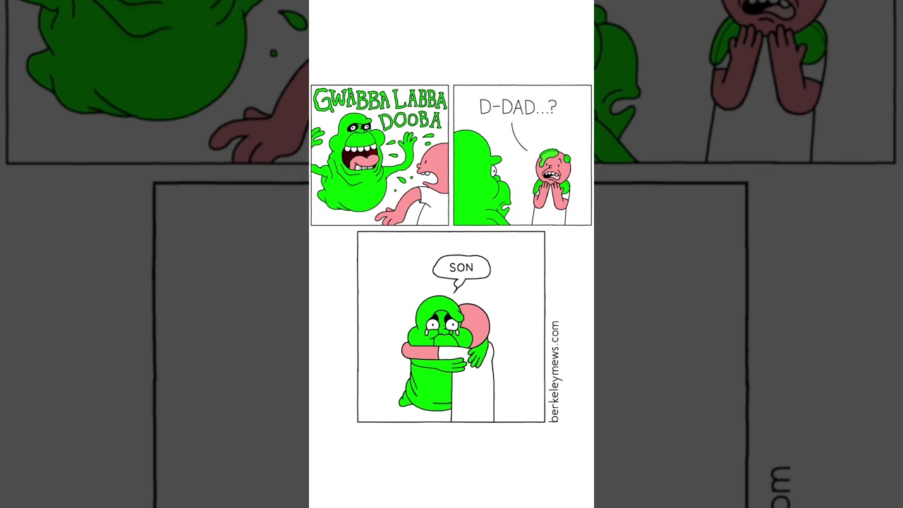 The father #ghostbusters #slimer #webcomic