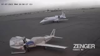 Large FedEx Freight Container Crashes Into Airplane at Billings Airport