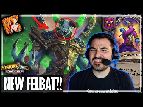 TICHONDRIUS IS THE NEW FELBAT! - Hearthstone Battlegrounds