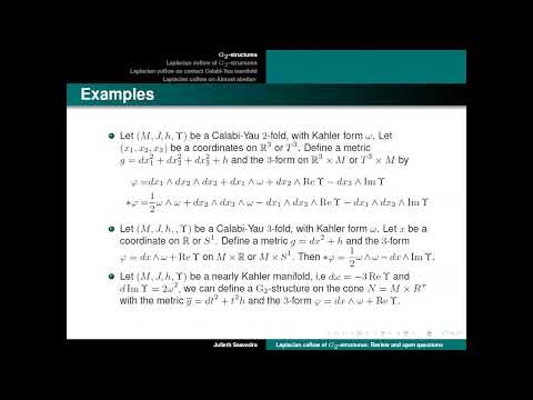 Julieth Saavedra (U Ceará) - Laplacian coflow of G_2-structures: Review and open questions