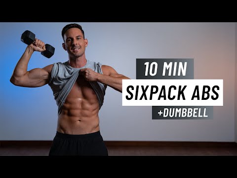 10 MIN DUMBBELL ABS WORKOUT - At Home Six Pack Ab Routine