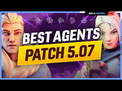 The 3 BEST Agents for EACH MAP (Based on Stats)! - Valorant Patch 5.07 Meta Update!