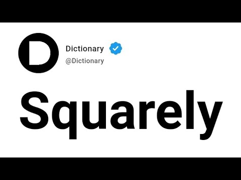 Squarely Meaning In English