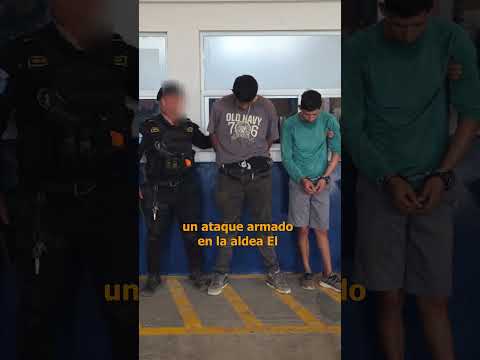 La Policía Nacional Civil evitó un ataque armado y capturó a tres terroristas