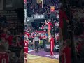 March madness Indiana cheerleader saves the day