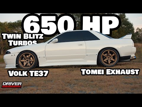 650HP Blitz Top Twin Turbo Skyline R32 GTR...Driver Motorsports RHD, JDM, Built RB26, TE37