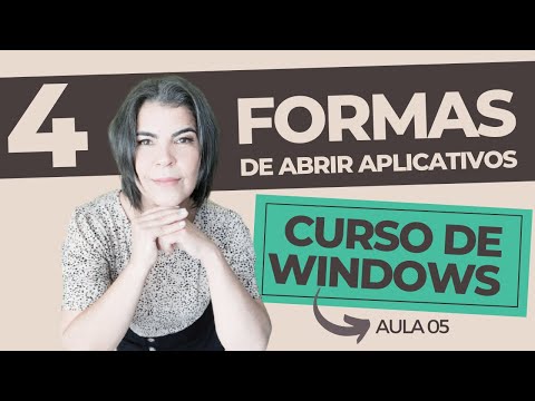 PASSO A PASSO - Windows Aula 05 - Como Abrir Aplicativos no Windows Fácil Fácil