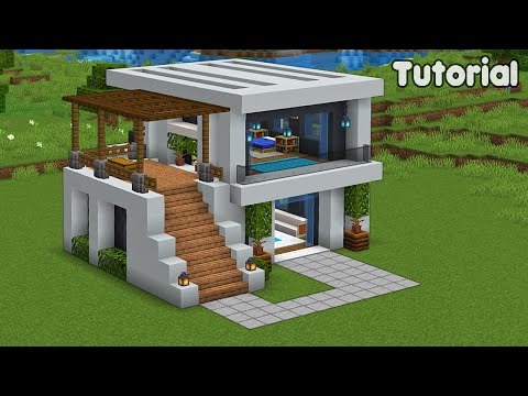 Minecraft Tutorial: How to Build a Modern Underground House - Easy #11