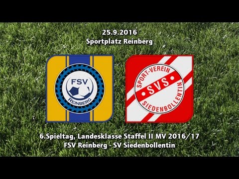 FSV  Reinberg - SV Siedenbollentin 0:4 (25.9.2016)