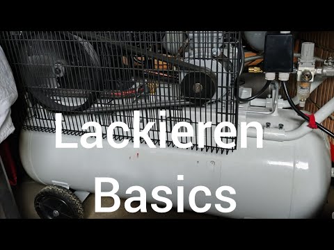 kompressor/  lackierpistole/  Absaugung/   Auto lackieren Basics