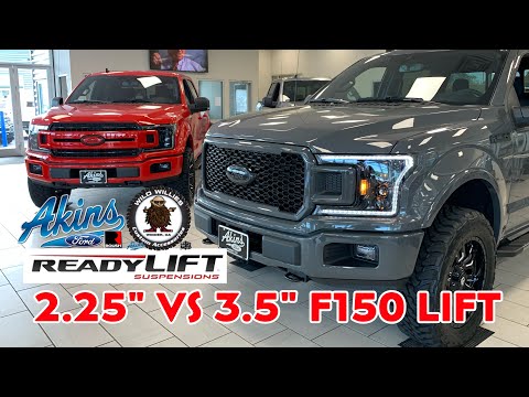 ReadyLIFT 2.25” vs 3.5” Lift Ford F-150 Trucks