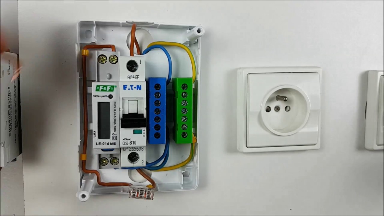 Jak podłączyć licznik energii elektrycznej LE - 01d.