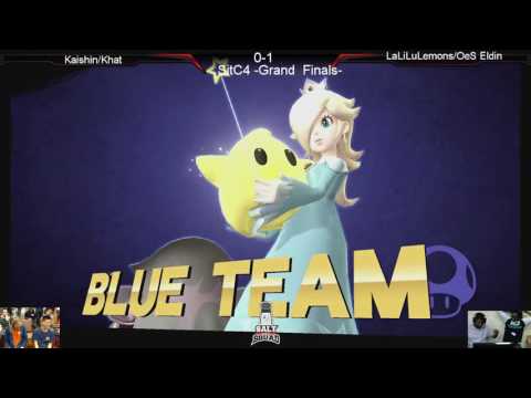 SitC4 Sm4sh Doubles - Grand Finals: Kaishin/Khat VS OeS Eldin/laliluLemons