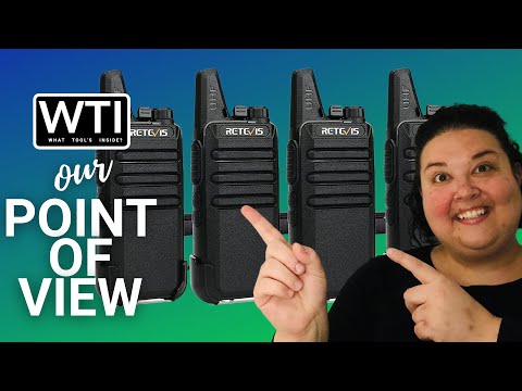 Retevis Two Way Radio Walkie Talkies - WTI product video review