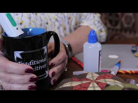 Iron And Mug Missie used while Starch Basting