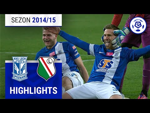 Lech Poznań - Legia Warszawa 2:1 | SKRÓT | Ekstraklasa 2014/15 | 25. Kolejka