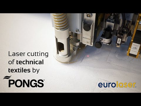Laserschneidetest von PONGS technischen Geweben - eurolaser
