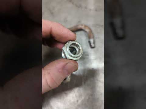 2015 F150 3.5 Ecoboost Turbo coolant Leak #f150 #mechanic #automotive #ford #turbo #coolantleak
