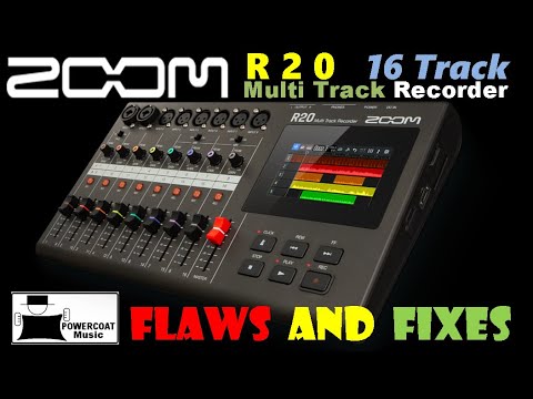 ZOOM R20 Multi Track Recorder: Flaws and Fixes