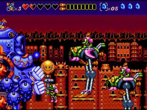 Sparkster (Genesis) Part 7: Robot Marathon