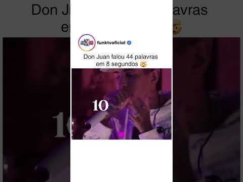 44 palavras em 8 segundos Don Juan