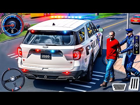 US Cop Car Chase Simulator 3D - Real Police Cars Driving - Android GamePlay