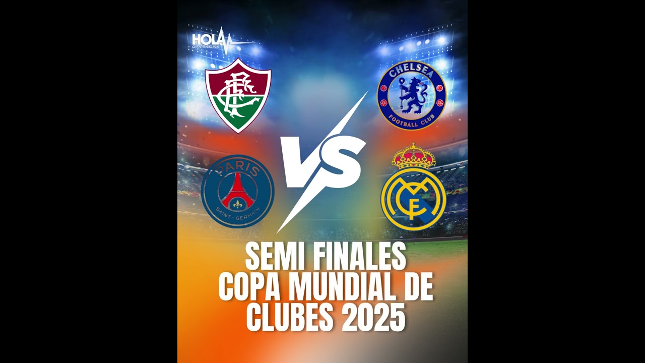 ⚽️ ¡Ya están los 4 semifinalistas del Mundial de Clubes 2025!