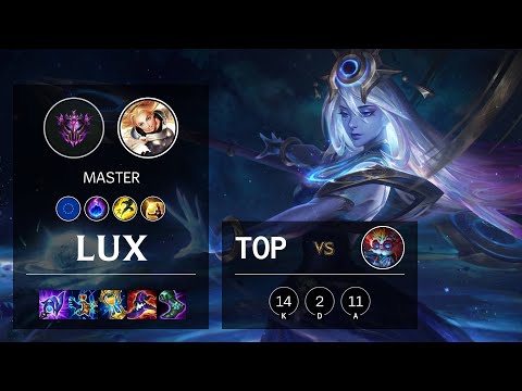 Lux Top vs Heimerdinger - EUW Master Patch 11.19